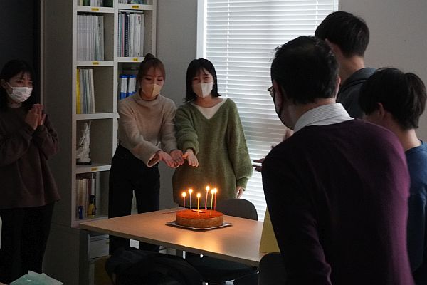 Cake with candle